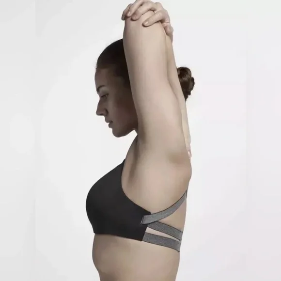 Nike Studio Light Support Strappy Athletic Sports Bra size XS EUC - Picture 7 of 15